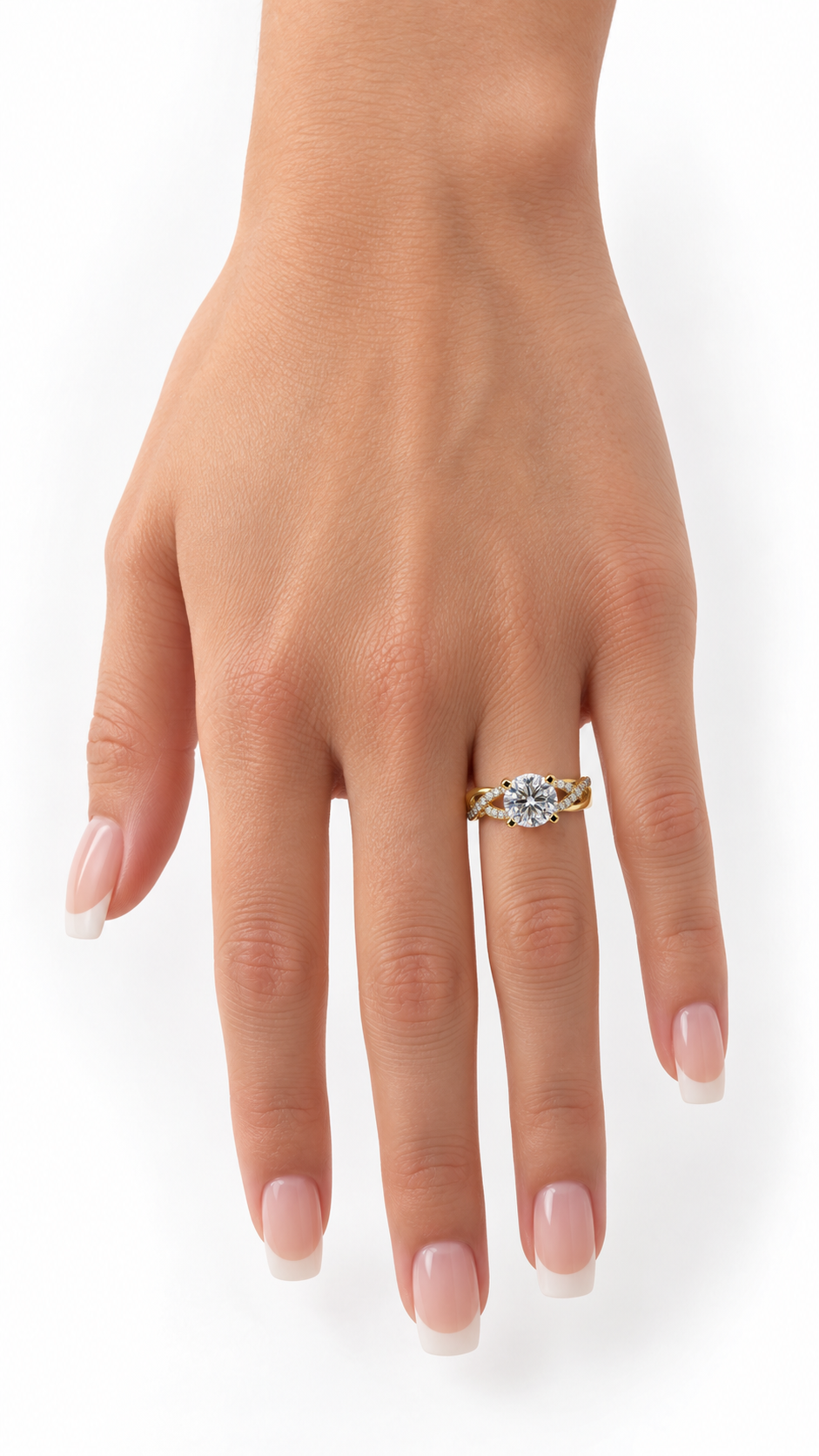 10 KT ANILLOS DE COMPROMISO DE MUJER