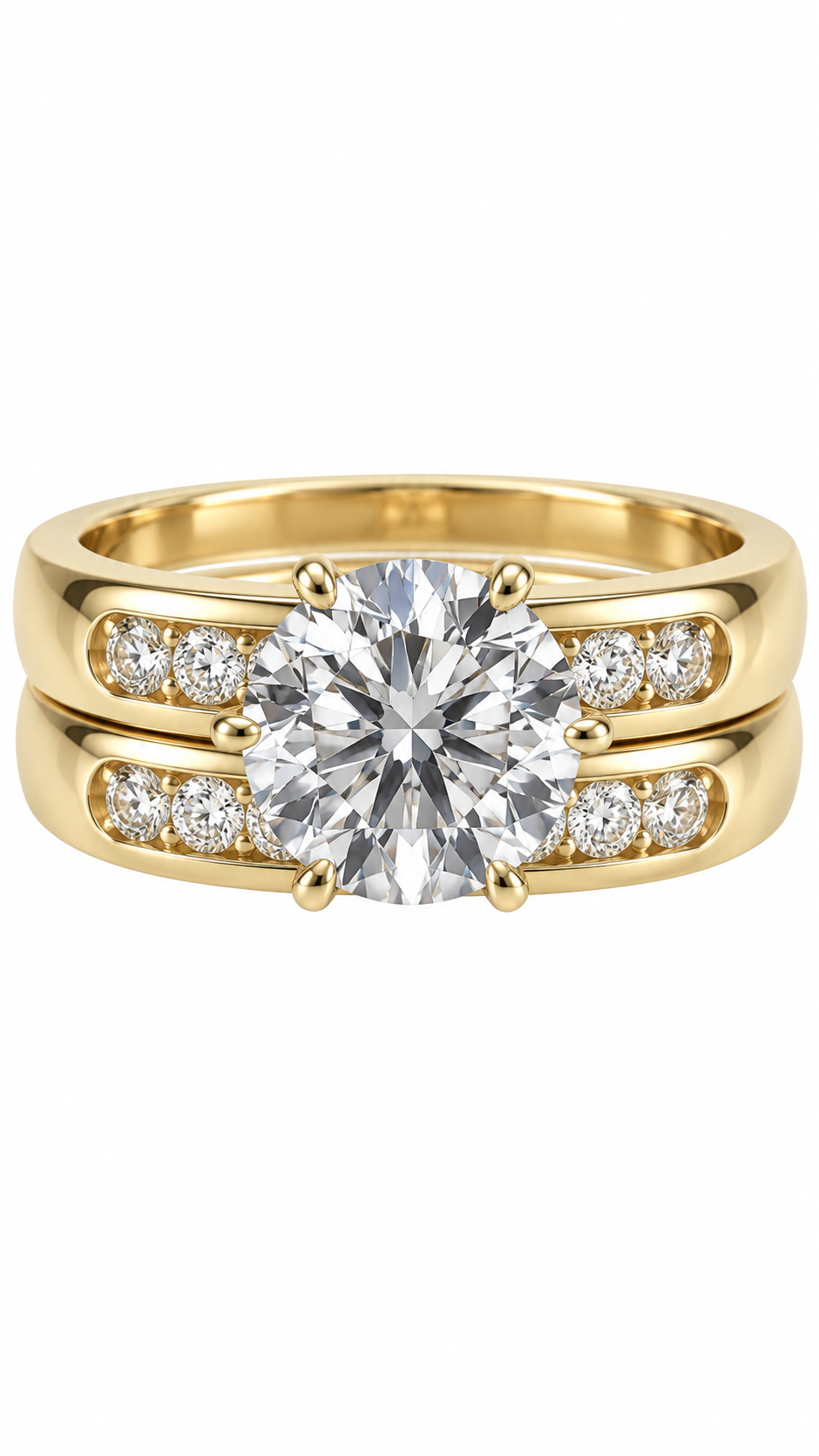 10 KT ANILLOS DE COMPROMISO DE MUJER