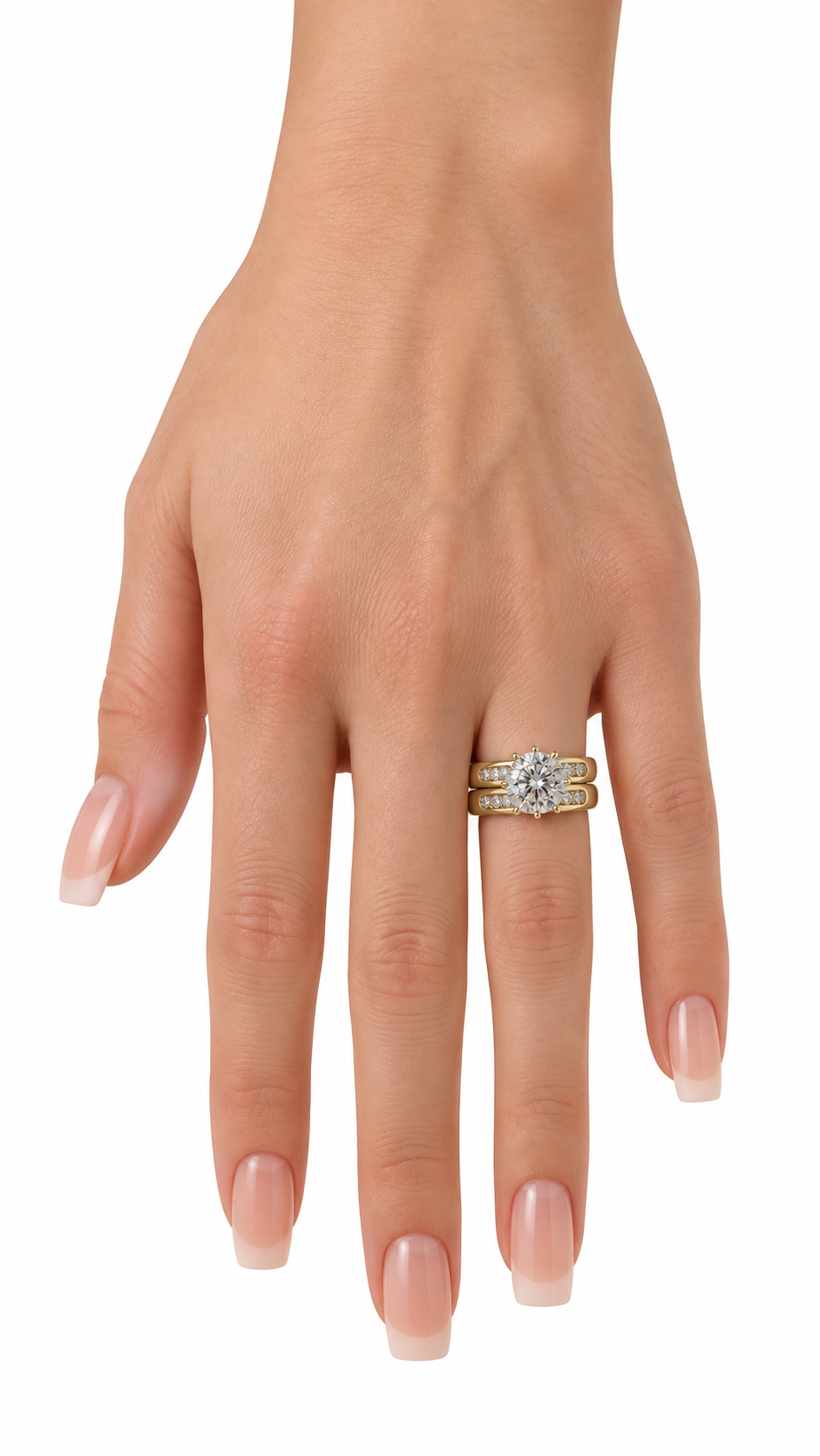 10 KT ANILLOS DE COMPROMISO DE MUJER