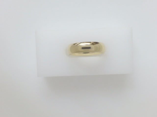 14k Yellow Gold Men's Wedding Ring 2.1g