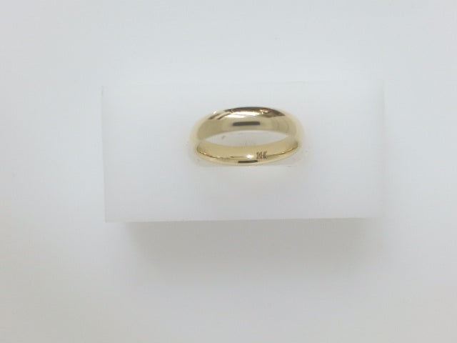 14k Yellow Gold Men's Wedding Ring 1.8g