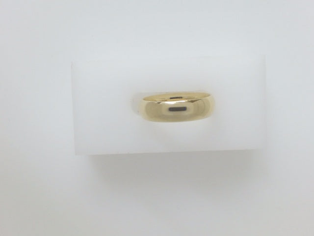 14k Yellow Gold Men's Wedding Ring 2.1g