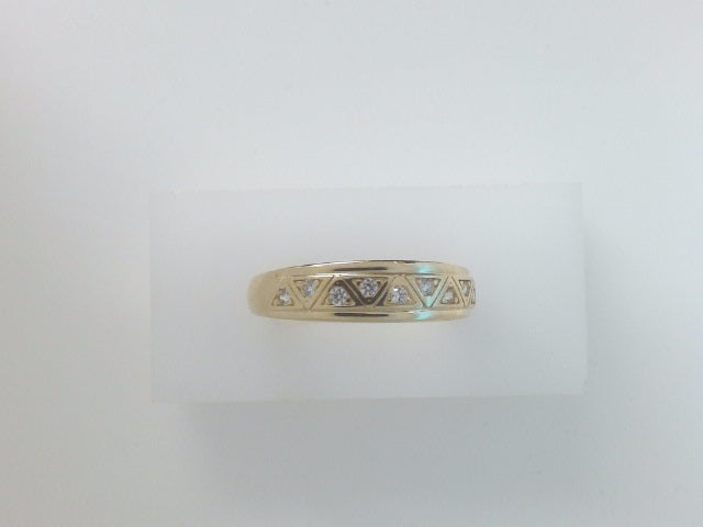 14k Yellow Gold Men's Wedding Ring 3.8g