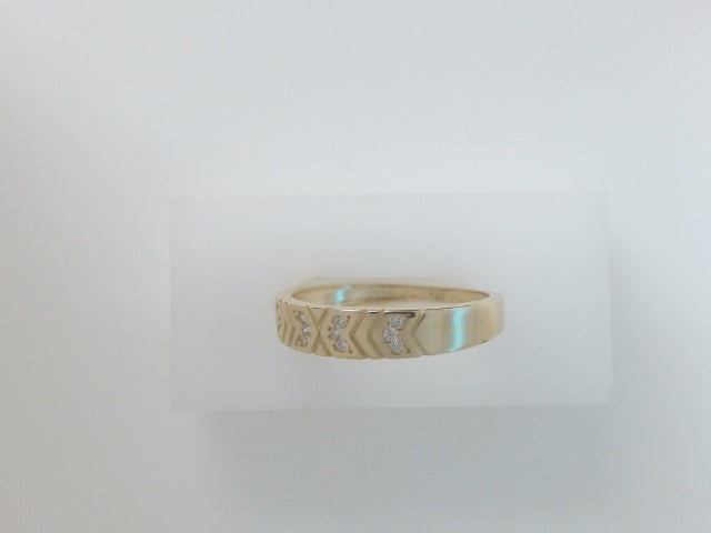 14k Yellow Gold Men's Wedding Ring 3.6g