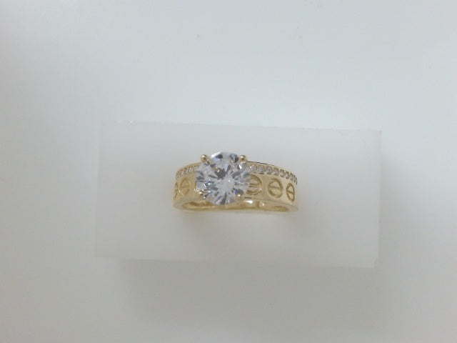14k Yellow Gold Women's Wedding Ring 4g