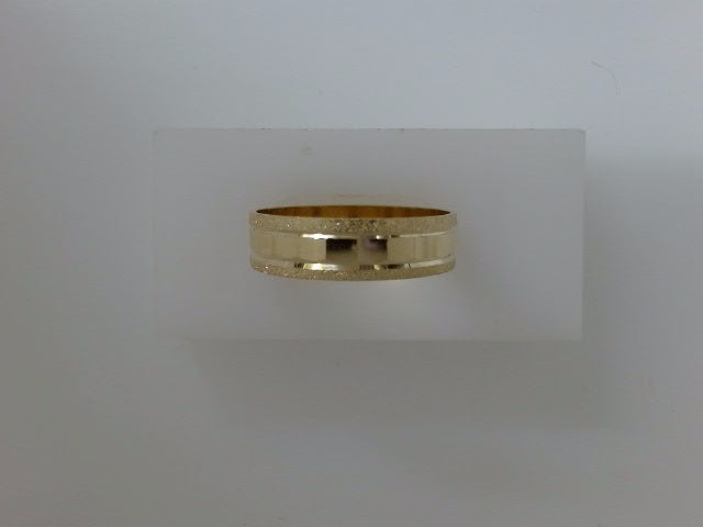 14k Yellow Gold Men's Wedding Ring 3.6g