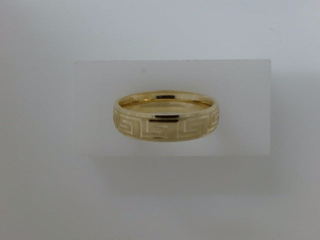 14k Yellow Gold Men's Wedding Ring 4.6g
