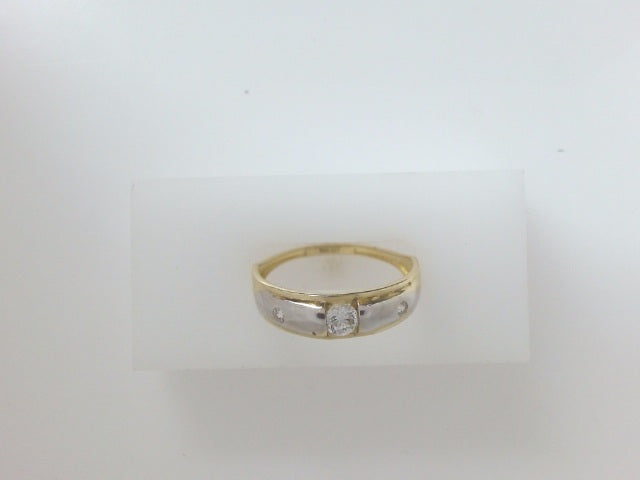 14k Yellow Gold Men's Wedding Ring 1.9g