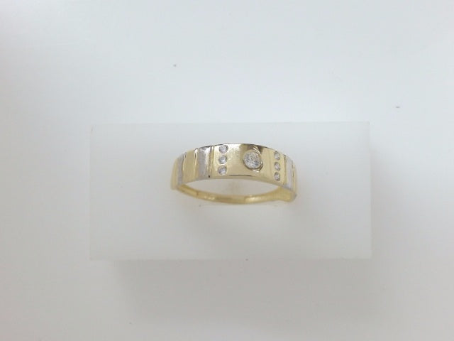 14k Yellow Gold Men's Wedding Ring 1.9g