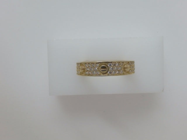 14k Yellow Gold Men's Wedding Ring 5.1g