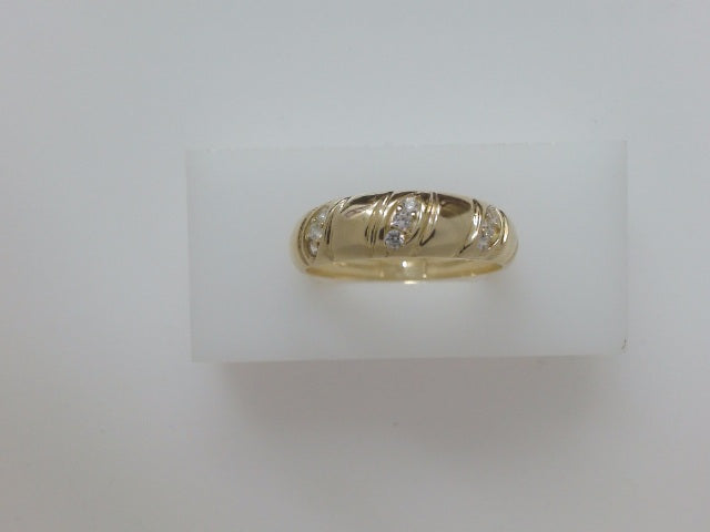 14k Yellow Gold Men's Wedding Ring 3.8g