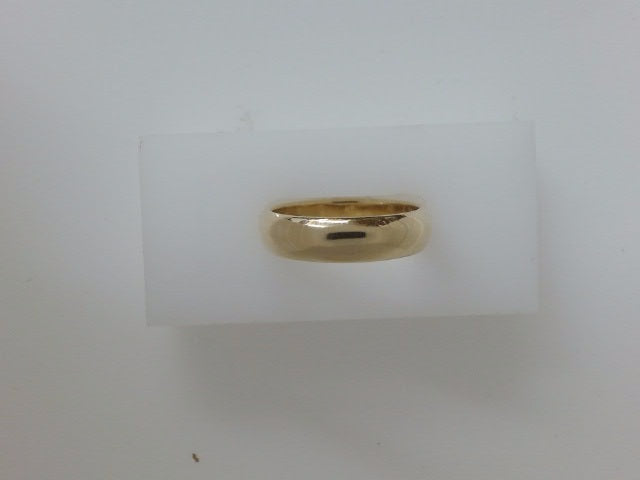 14k Yellow Gold Men's Wedding Ring 5.8g