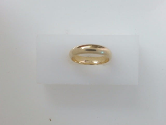 14k Yellow Gold Men's Wedding Ring 4.2g
