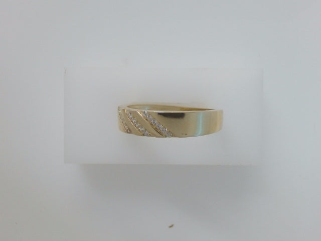 14k Yellow Gold Men's Wedding Ring 3.5g