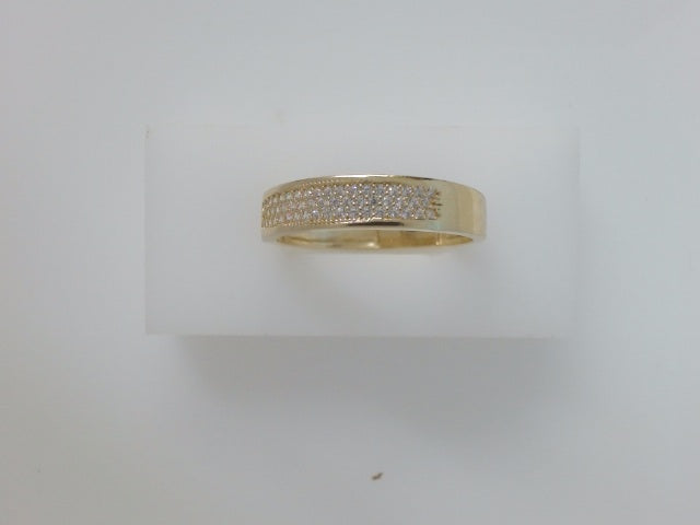 14k Yellow Gold Men's Wedding Ring 3.1g