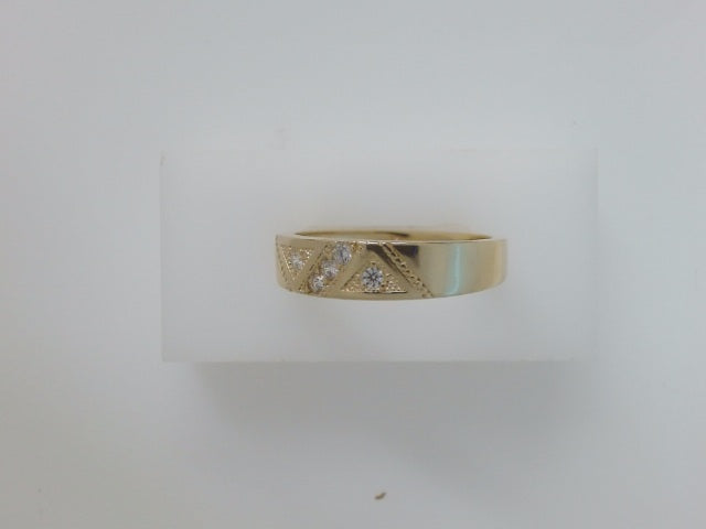 14k Yellow Gold Men's Wedding Ring 4.7g