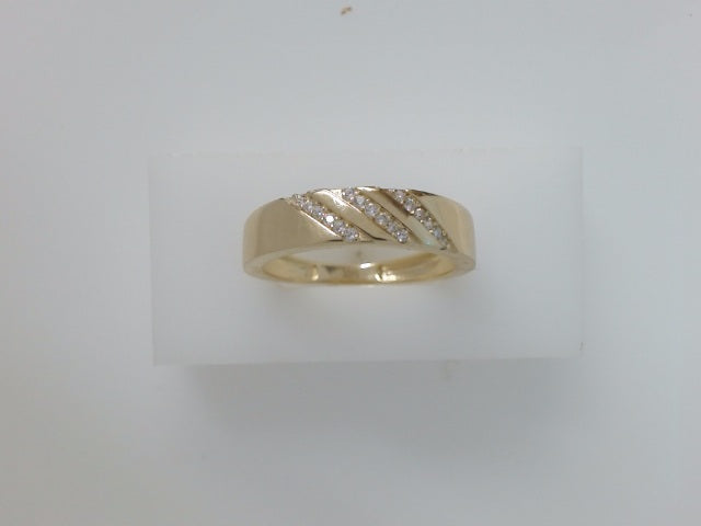 14k Yellow Gold Men's Wedding Ring 3.5g