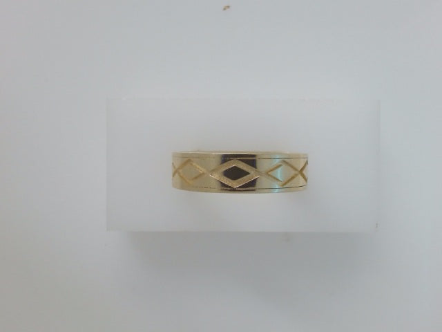 14k Yellow Gold Men's Wedding Ring 5.9g