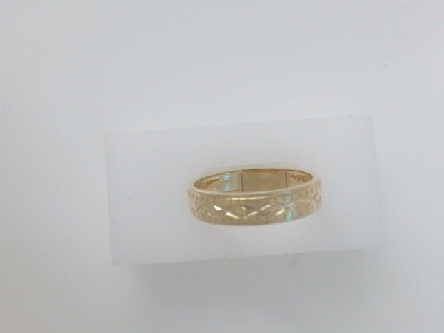 14k Yellow Gold Men's Wedding Ring 3.5g