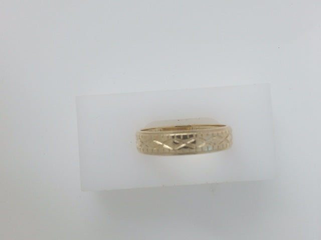 14k Yellow Gold Men's Wedding Ring 3.5g