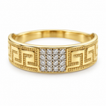 14 KT ANILLOS DE COMPROMISO DE HOMBRE