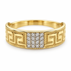 14 KT ANILLOS DE COMPROMISO DE HOMBRE