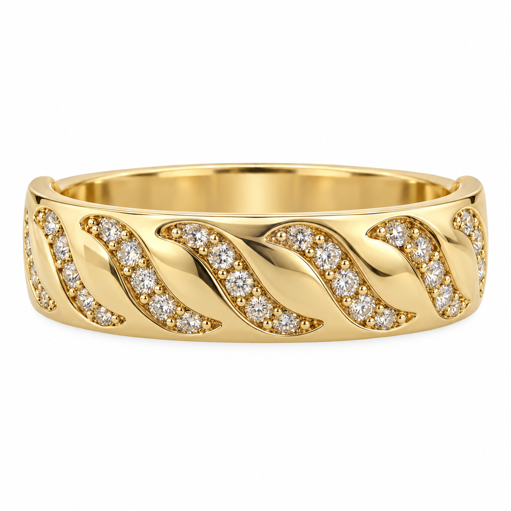 14 KT ANILLOS DE COMPROMISO DE HOMBRE