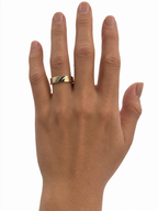 14 KT ANILLOS DE COMPROMISO DE HOMBRE