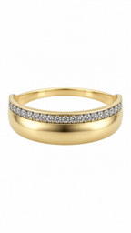 14 KT ANILLOS DE COMPROMISO DE HOMBRE