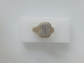 14k Yellow Gold Diamond Women's Wedding Ring 30g
