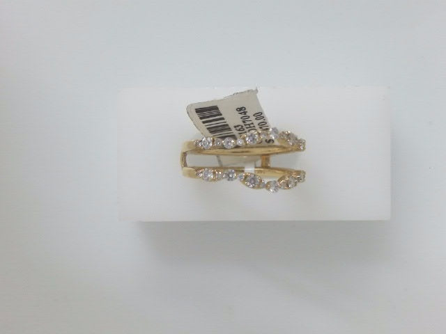 14k Yellow Gold Diamond Women's Wedding Ring 14.7g