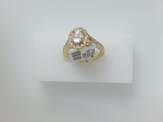 14k Yellow Gold Diamond Women's Wedding Ring 41.5g