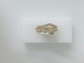 14k Yellow Gold Diamond Women's Wedding Ring 10.9g