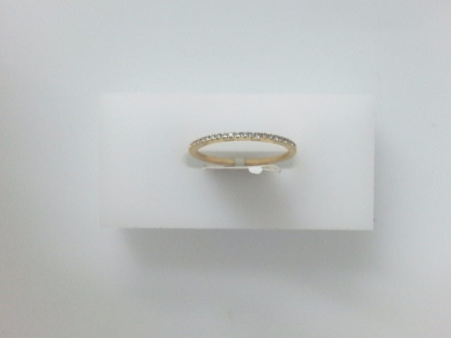 14k Yellow Gold Diamond Women's Wedding Ring 6.1g