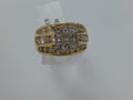 14k Yellow Gold Diamond Women's Wedding Ring 7.7g