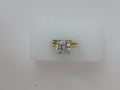 14k Yellow Gold Diamond Wedding Ring Lab 4.1g