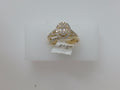 14k Yellow Gold Diamond Women's Wedding Ring 4.4g