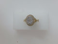 14k Yellow Gold Diamond Women's Wedding Ring 4.7g