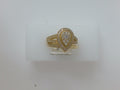 14k Yellow Gold Diamond Women's Wedding Ring 5.6g