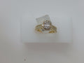 14k Yellow Gold Diamond Women's Wedding Ring 3.9g