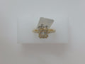 14k Yellow Gold Diamond Women's Wedding Ring 3.4g