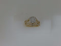 14k Yellow Gold Diamond Women's Wedding Ring 6g