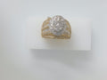 14k Yellow Gold Diamond Women's Wedding Ring 48g
