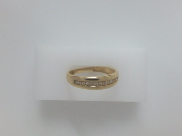 14k Yellow Gold Diamond Men's Ring g