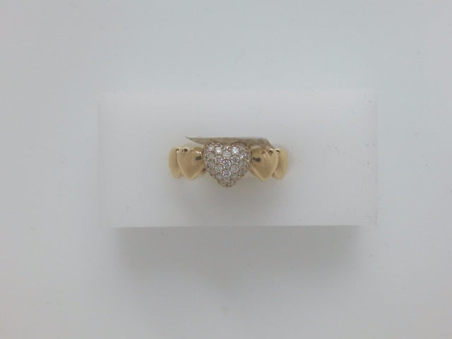 14k Yellow Gold Diamond Women's Ring 16.6g