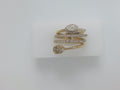 14k Yellow Gold Diamond Women's Ring 34.6g