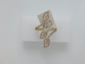 14k Yellow Gold Diamond Women's Ring 36.7g