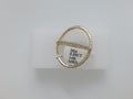 14k Yellow Gold Diamond Women's Ring 13.6g