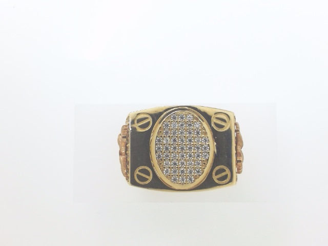 14k Yellow Gold Men's Ring 9.3g