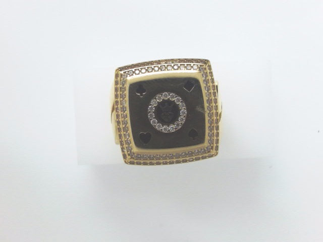 14k Yellow Gold Men's Ring 10.2g
